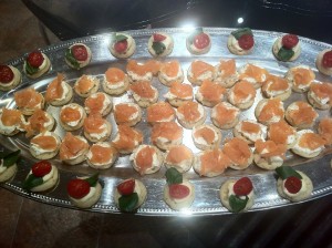 Smoked Salmon Blinis
