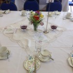 vintage tea party - table decoration