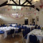 vintage tea party - the room decorated