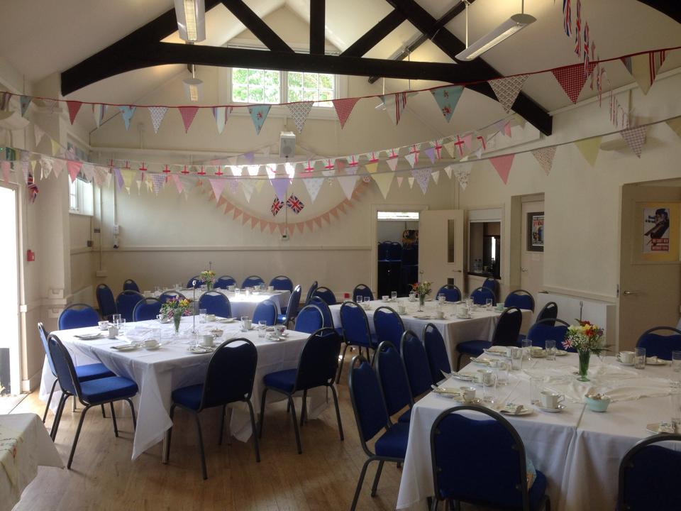 vintage tea party - the room decorated