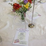 vintage tea party - menu