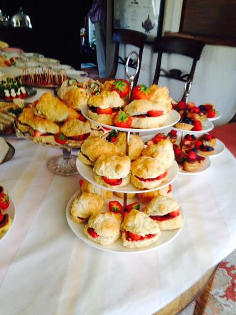 Catering for tea parties - home made scones