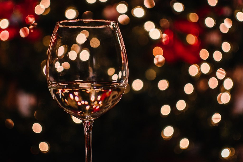 Christmas drinks party catering menu